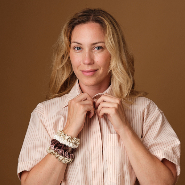 Lot de 5 chouchous - Pure soie – Image 3