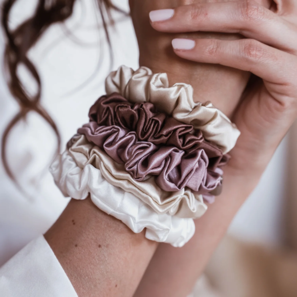 Lot de 5 chouchous - Pure soie – Image 2